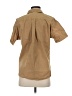 J.Crew 100% Cotton Tan Short Sleeve Blouse Size 0 - photo 2