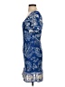 FARM Rio 100% Cotton Paisley Blue Cocktail Dress Size S - photo 5