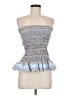 showpo 100% Polyester Blue Tube Top Size 8 - photo 1