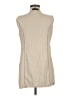 Zara Tan Sleeveless Button-Down Shirt Size M - photo 2