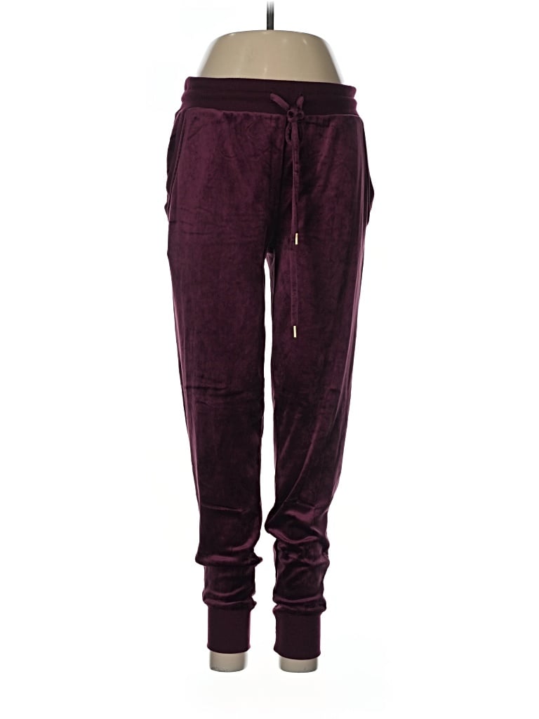 Pre-owned Felina Casual Pants In Burgundy