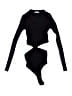 Zara 100% Baumwolle Black Bodysuit Size M - photo 1
