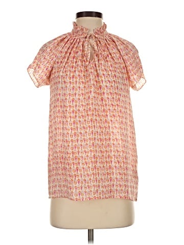 Rungolee Short Sleeve Silk Top (view 1)