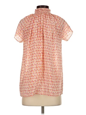 Rungolee Short Sleeve Silk Top (view 2)