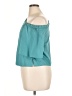 Tibi 100% Cotton Teal 3/4 Sleeve Top Size 10 (estimated) - photo 5
