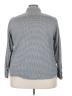 Chaps 100% Cotton Checkered-gingham Gray Long Sleeve Button-Down Shirt Size 3X - photo 2