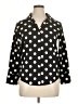 VICI Polka Dots Black 3/4 Sleeve Blouse Size XL - photo 1
