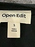 Open Edit 100% Polyester Solid Black Short Sleeve Top Size S - photo 7