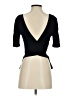 Shein Black Short Sleeve Top Size S - photo 2