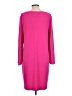 Chico's Solid Pink Casual Dress Size Lg (2) - photo 2