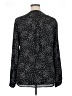 Long Tall Sally 100% Polyester Stars Black Long Sleeve Blouse Size 14 - photo 2