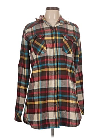 Matchstick Long Sleeve Button-Down Shirt (view 1)