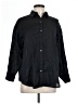 Rafaella Black Long Sleeve Button-Down Shirt Size L (petite) - photo 1