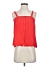 I.Magnin 100% Silk Red Sleeveless Silk Top Size L - photo 1