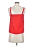 I.Magnin 100% Silk Red Sleeveless Silk Top Size L - photo 2