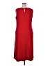 Susan Graver Solid Red Casual Dress Size XL (petite) - photo 2
