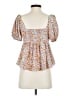 Entro White Short Sleeve Blouse Size S - photo 2