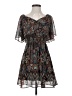 Shyanne Paisley Brown Cocktail Dress Size XS - photo 1