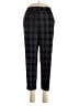 Ann Taylor LOFT Plaid Black Casual Pants Size 6 - photo 1