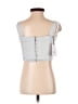 WeWoreWhat 100% Cotton Silver Sleeveless Blouse Size XS - photo 2