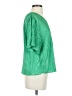 Good American 100% Polyester Green Short Sleeve Blouse Size 5 - 6 - photo 4