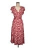 BCBGMAXAZRIA Paisley Red Cocktail Dress Size M - photo 1
