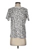 Shein 100% Polyester Polka Dots Silver Short Sleeve T-Shirt Size 4 - photo 1