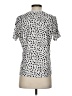 Shein 100% Polyester Polka Dots Silver Short Sleeve T-Shirt Size 4 - photo 2