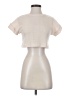 Shein Ivory Short Sleeve Turtleneck Size 4 - photo 1