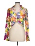 Fore 100% Polyester Floral Pink 3/4 Sleeve Blouse Size L - photo 1