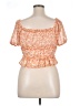 Moa Moa 100% Polyester Orange Short Sleeve Top Size XL - photo 2