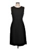 Lands' End Solid Black Cocktail Dress Size 10 - photo 1
