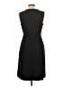 Lands' End Solid Black Cocktail Dress Size 10 - photo 2