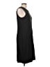 Lands' End Solid Black Cocktail Dress Size 10 - photo 4