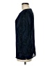 Chaps 100% Polyester Blue 3/4 Sleeve Blouse Size M - photo 5