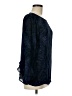 Chaps 100% Polyester Blue 3/4 Sleeve Blouse Size M - photo 4