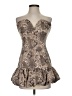 Assorted Brands Animal Print Tan Cocktail Dress Size S - photo 1