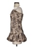 Assorted Brands Animal Print Tan Cocktail Dress Size S - photo 5