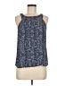 Paper Crane Blue Sleeveless Blouse Size M - photo 1