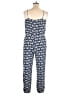 Aerie 100% Viscose Argyle Blue Jumpsuit Size XL - photo 2