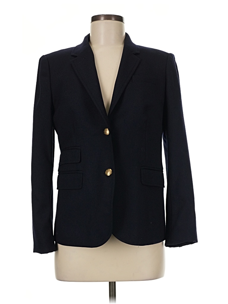 Pre-owned Jcrew Wool Blazer Jacket In Ivory