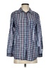 Joie 100% Cotton Checkered-gingham Blue Long Sleeve Button-Down Shirt Size XS - photo 1