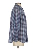 Joie 100% Cotton Checkered-gingham Blue Long Sleeve Button-Down Shirt Size XS - photo 4