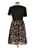 Shein 100% Polyester Floral Black Casual Dress Size L - photo 2