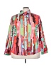 Unbranded Print Pink 3/4 Sleeve Blouse Size 3X - photo 1