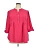 Cocomo 100% Polyester Pink 3/4 Sleeve Blouse Size 2X - photo 1