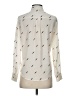 Rails 100% Silk Print Ivory Long Sleeve Silk Top Size XS - photo 2