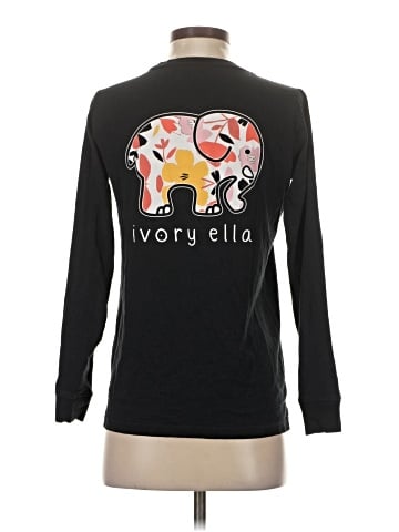 Ivory Ella Long Sleeve T-Shirt (view 2)