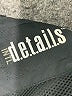 Detail Jeans 100% Polyester Solid Black Raincoat Size S - photo 6