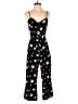 Unbranded Floral Black Jumpsuit Size S (estimated) - photo 1